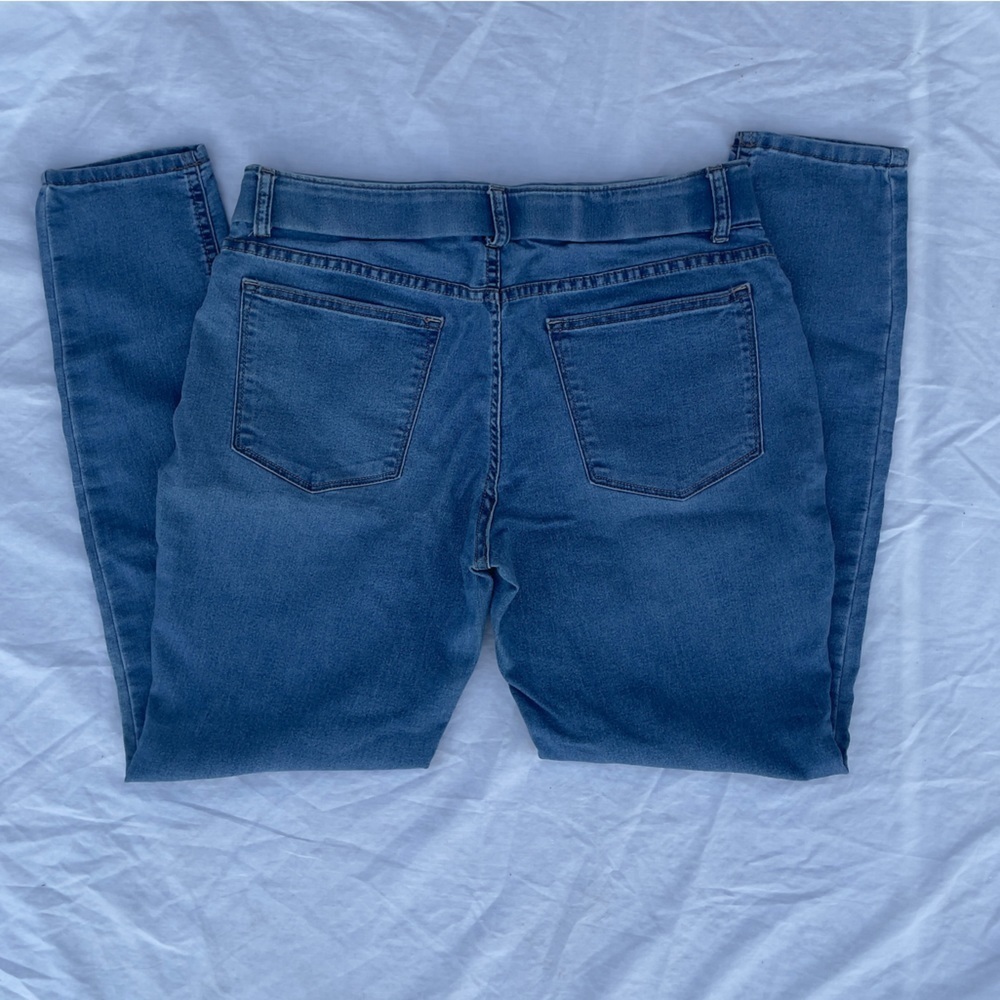 Lee Pull on skinny denim jeans jeggings medium wash size medium - Picture 2 of 12